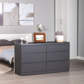 2.03.02.080.4 КАСТОР комод 6 ящиков RU серый в Елабуге - elabuga.ok-mebel.com | фото 3
