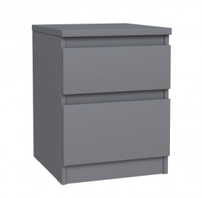 2.03.03.050.4 КАСТОР тумба 2 ящика RU серая в Елабуге - elabuga.ok-mebel.com | фото