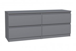 2.03.03.100.4 КАСТОР тумба 4 ящика RU серая в Елабуге - elabuga.ok-mebel.com | фото