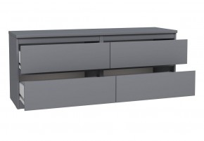 2.03.03.100.4 КАСТОР тумба 4 ящика RU серая в Елабуге - elabuga.ok-mebel.com | фото 3