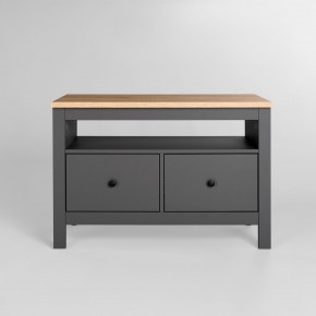 2.08.03.080.15 САГА тумба 2 ящика серая/ясень RU в Елабуге - elabuga.ok-mebel.com | фото 2