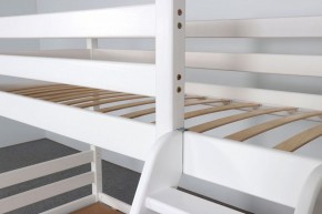 АДЕЛЬ Кровать двухъярусная с наклонной лестницей (белый) в Елабуге - elabuga.ok-mebel.com | фото 6