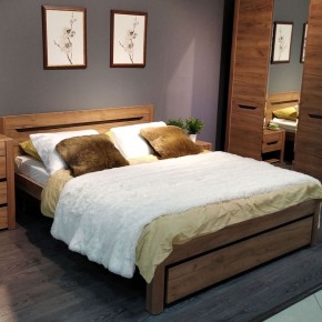 АФИНА А3 Кровать 1600 (крафт) в Елабуге - elabuga.ok-mebel.com | фото 4