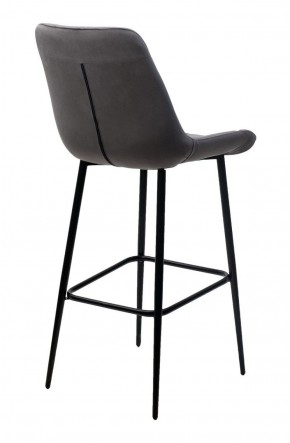 Барный стул ХОФМАН, цвет H-14 Серый, велюр / черный каркас М-City в Елабуге - elabuga.ok-mebel.com | фото 4