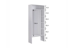 БАСКО Прихожая К10 (кашемир) в Елабуге - elabuga.ok-mebel.com | фото 6