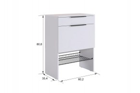 БАСКО Прихожая К8 (белое дерево) в Елабуге - elabuga.ok-mebel.com | фото 6