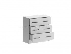 БАСЯ Комод 3 ящика (белый) в Елабуге - elabuga.ok-mebel.com | фото