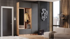БАВАРИЯ Прихожая (дуб вотан/графит) в Елабуге - elabuga.ok-mebel.com | фото