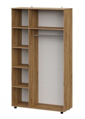 БАЙКАЛ Шкаф трехстворчатый (Графит/Дуб золотой) в Елабуге - elabuga.ok-mebel.com | фото 2
