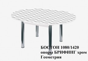 БОСТОН Стол круглый раздвижной 1080/1420 опоры Брифинг в Елабуге - elabuga.ok-mebel.com | фото