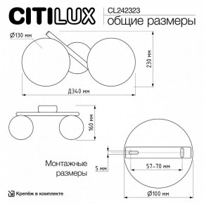 Бра Citilux Ronny CL242323 в Елабуге - elabuga.ok-mebel.com | фото 9