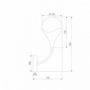 Бра Eurosvet Calyx 60169/1 никель в Елабуге - elabuga.ok-mebel.com | фото 4