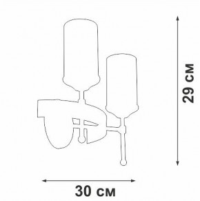 Бра Vitaluce V1813 V1813-7/2A в Елабуге - elabuga.ok-mebel.com | фото 2