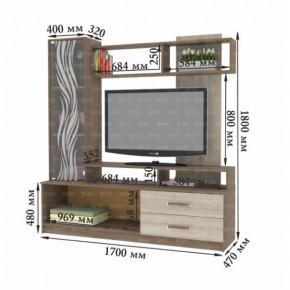 ДАРЬЯ Гостиная (Крафт серый/Крафт белый) в Елабуге - elabuga.ok-mebel.com | фото 8