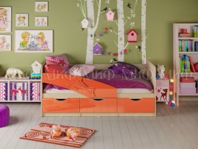 ДЕЛЬФИН Кровать 1600 (Оранжевый металлик) в Елабуге - elabuga.ok-mebel.com | фото