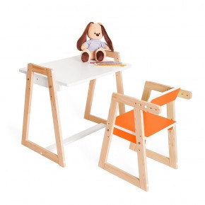Детская растущая парта и стул Я САМ "Краски" (Оранжевый) в Елабуге - elabuga.ok-mebel.com | фото 2