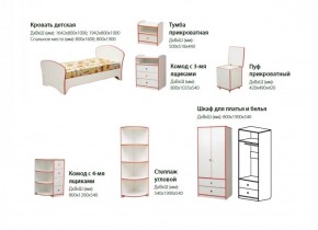 Набор мебели для детской Юниор-10 (с кроватью 800*1600) ЛДСП в Елабуге - elabuga.ok-mebel.com | фото 2