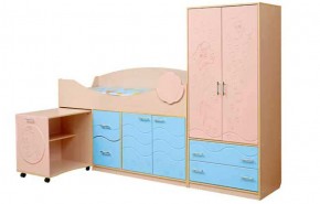 Набор мебели для детской Юниор -12.2 (700*1860) МДФ матовый в Елабуге - elabuga.ok-mebel.com | фото 1