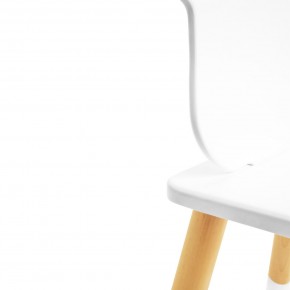 Детский комплект стол и стул «Корона» Rolti Baby (белый/береза, массив березы/мдф) в Елабуге - elabuga.ok-mebel.com | фото 2