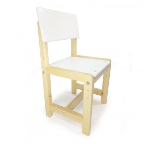 Детский растущий комплект стол и стул  Я САМ "Лофт" (Белый, Сосна) в Елабуге - elabuga.ok-mebel.com | фото 6