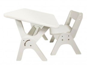 Детский растущий стол-парта и стул Я САМ "Умка" (Белый) в Елабуге - elabuga.ok-mebel.com | фото 2