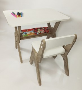 Детский растущий стол-парта и стул Я САМ "Умка" (Дуб/Серый) в Елабуге - elabuga.ok-mebel.com | фото 8