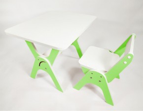 Детский растущий стол-парта и стул Я САМ "Умка" (Зеленый) в Елабуге - elabuga.ok-mebel.com | фото 1