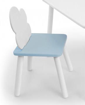 Детский стул Облачко (Белый/Голубой/Белый) в Елабуге - elabuga.ok-mebel.com | фото