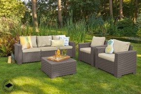 Диван Калифорния 3-х местный (California 2 Sofa), капучино в Елабуге - elabuga.ok-mebel.com | фото 3