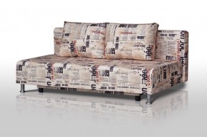 Диван-кровать Комфорт без подлокотников Принт "Gazeta" (2 подушки) в Елабуге - elabuga.ok-mebel.com | фото