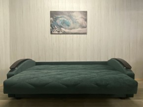 Диван Престиж-16 (НПБ+МДФ) велюр Sensey bottle green в Елабуге - elabuga.ok-mebel.com | фото 3