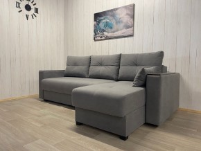 Диван угловой Комфорт-3 (НПБ+МДФ) велюр Galaxy Lite 26 в Елабуге - elabuga.ok-mebel.com | фото 2