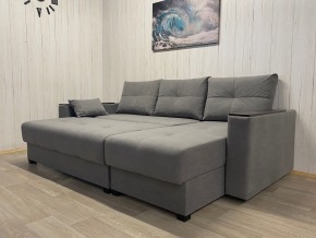 Диван угловой Комфорт-3 (НПБ+МДФ) велюр Galaxy Lite 26 в Елабуге - elabuga.ok-mebel.com | фото 3