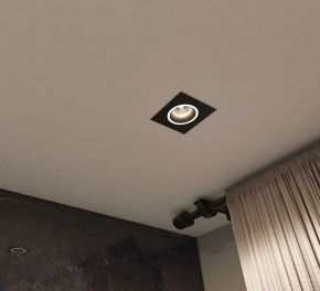 DK2061-BK Встраиваемый светильник IP 20, до 15 Вт, GU10, LED, черный, алюминий в Елабуге - elabuga.ok-mebel.com | фото 4
