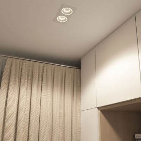 DK2062-WH Встраиваемый светильник, IP 20, до 15 Вт, GU10, LED, белый, алюминий в Елабуге - elabuga.ok-mebel.com | фото 5