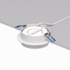 DK2090-WH Встраиваемый светильник FLAT, IP 20, до 15 Вт, GX53, LED, белый, алюминий в Елабуге - elabuga.ok-mebel.com | фото 3
