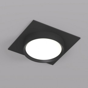 DK2091-BK Встраиваемый светильник FLAT, IP 20, до 15 Вт, GX53, LED, черный, алюминий в Елабуге - elabuga.ok-mebel.com | фото