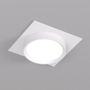 DK2091-WH Встраиваемый светильник FLAT, IP 20, до 15 Вт, GX53, LED, белый, алюминий в Елабуге - elabuga.ok-mebel.com | фото