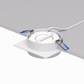 DK2091-WH Встраиваемый светильник FLAT, IP 20, до 15 Вт, GX53, LED, белый, алюминий в Елабуге - elabuga.ok-mebel.com | фото 4