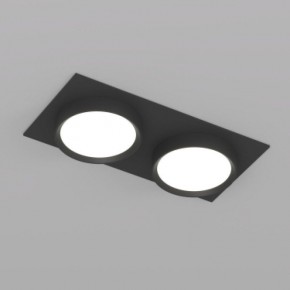 DK2092-BK Встраиваемый светильник FLAT, IP 20, до 15 Вт, GX53, LED, черный, алюминий в Елабуге - elabuga.ok-mebel.com | фото 4