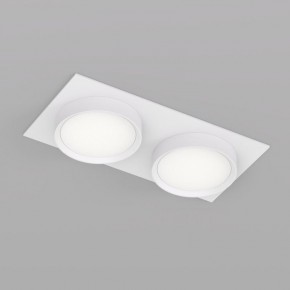 DK2092-WH Встраиваемый светильник FLAT, IP 20, до 15 Вт, GX53, LED, белый, алюминий в Елабуге - elabuga.ok-mebel.com | фото 2