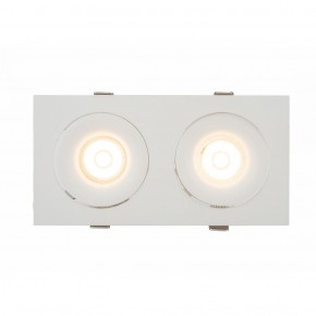 DK2122-WH Встраиваемый светильник, IP 20, 50 Вт, GU10, белый, алюминий в Елабуге - elabuga.ok-mebel.com | фото 1