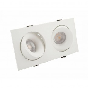 DK2122-WH Встраиваемый светильник, IP 20, 50 Вт, GU10, белый, алюминий в Елабуге - elabuga.ok-mebel.com | фото 3