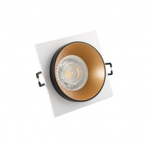 DK2402-GD Встраиваемый светильник, IP 20, 50 Вт, GU10, черный/золотой, алюминий в Елабуге - elabuga.ok-mebel.com | фото