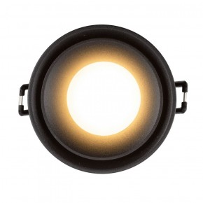 DK2403-BK Встраиваемый светильник влагозащ., IP 44, 10 Вт, GU10, черный, алюминий в Елабуге - elabuga.ok-mebel.com | фото 3