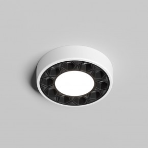 DK2440-WB Встраиваемый светильник DUAL 5+5 Вт, LED 4000K, IP 20, d90mm, белый/черный, алюминий/акрил в Елабуге - elabuga.ok-mebel.com | фото 2