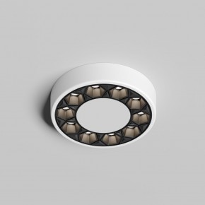 DK2440-WB Встраиваемый светильник DUAL 5+5 Вт, LED 4000K, IP 20, d90mm, белый/черный, алюминий/акрил в Елабуге - elabuga.ok-mebel.com | фото 3