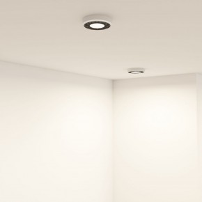 DK2440-WB Встраиваемый светильник DUAL 5+5 Вт, LED 4000K, IP 20, d90mm, белый/черный, алюминий/акрил в Елабуге - elabuga.ok-mebel.com | фото 6