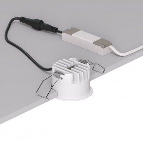 DK2510-WB Встраиваемый светильник SPACE со светодиодом d65 220V 8W 38° 4000К IP20 белый/черный алюминий в Елабуге - elabuga.ok-mebel.com | фото 3