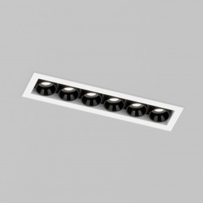 DK2514-WB Встраиваемый светильник SPACE со светодиодом L126mm 220V 10W 38° 4000К IP20 белый/черный алюминий в Елабуге - elabuga.ok-mebel.com | фото